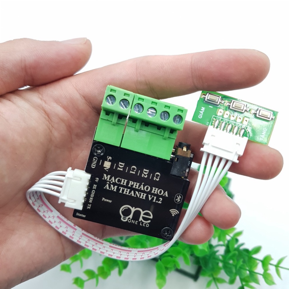 Mạch pháo hoa có âm thanh 100 hiệu ứng tự cài đặt âm thanh PH-NK01 ONELED