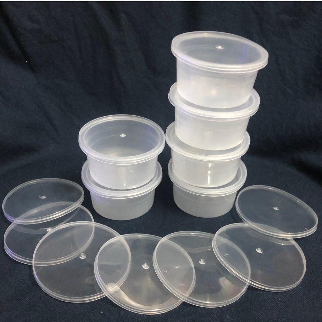 Combo 10 Hũ nhựa làm bánh flan caramen, rau câu, sữa chua, đựng slime
