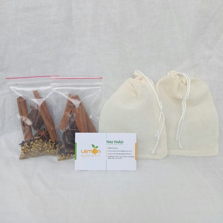 Combo 10 set gia vị thảo mộc nấu phở chuẩn vị - Tặng kèm túi lọc