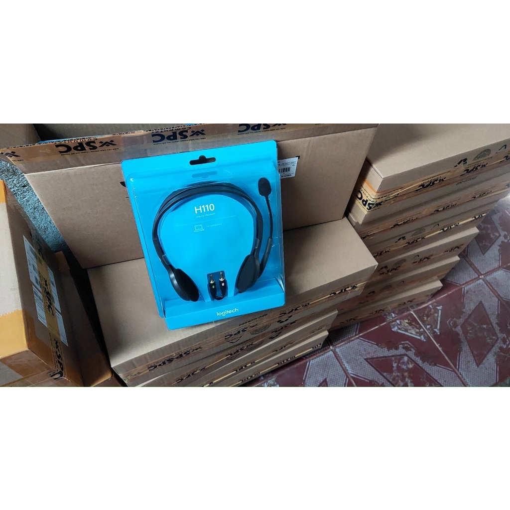 Headphone LOGI H110-H111,chụp tai (CH),học online-văn phòng