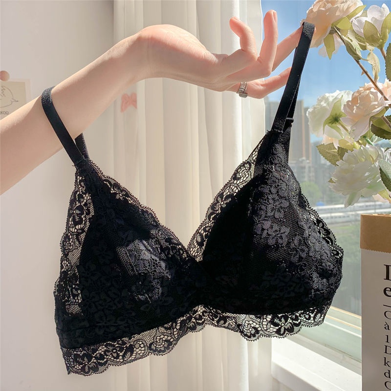 Áo ngực ren JSC không gọng ôm ngực nhỏ phong cách Nhật Bản thời trang mùa hè quyến rũ cho nữ