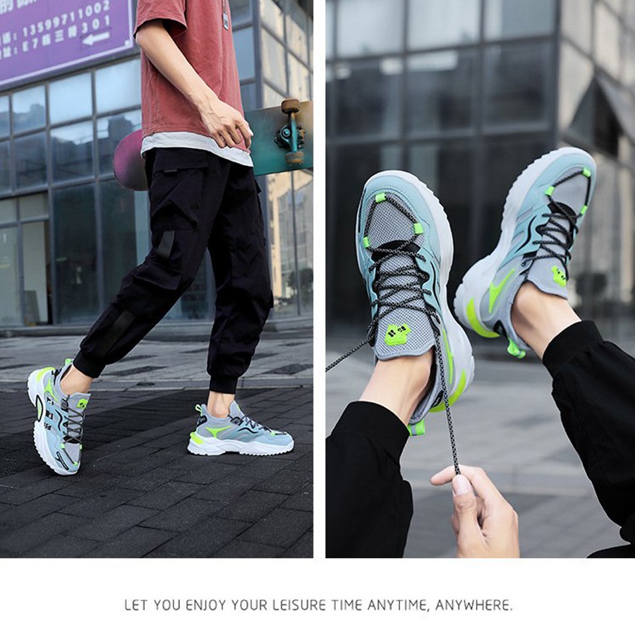 Giày sneaker nam phối màu TL951 Shop Thành Long chuyên giày thể thao nam | BigBuy360 - bigbuy360.vn