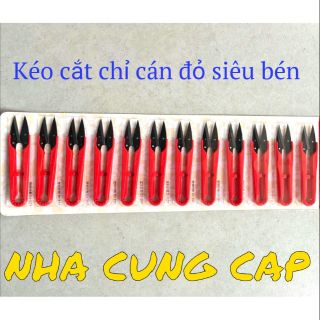 Kéo cắt chỉ cán đỏ siêu bén