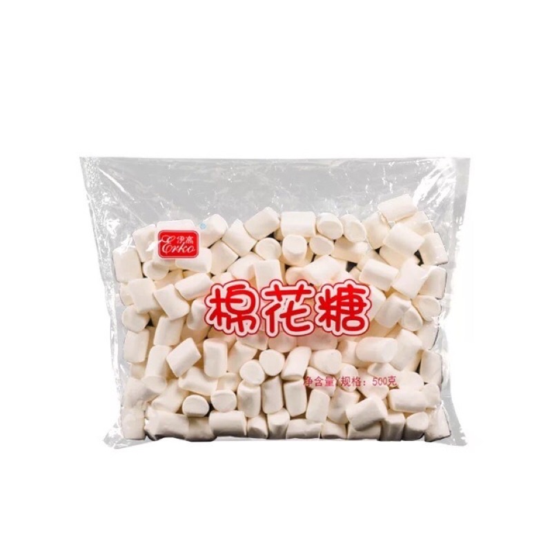 kẹo bấc marshmallow Erko gói 500 gr