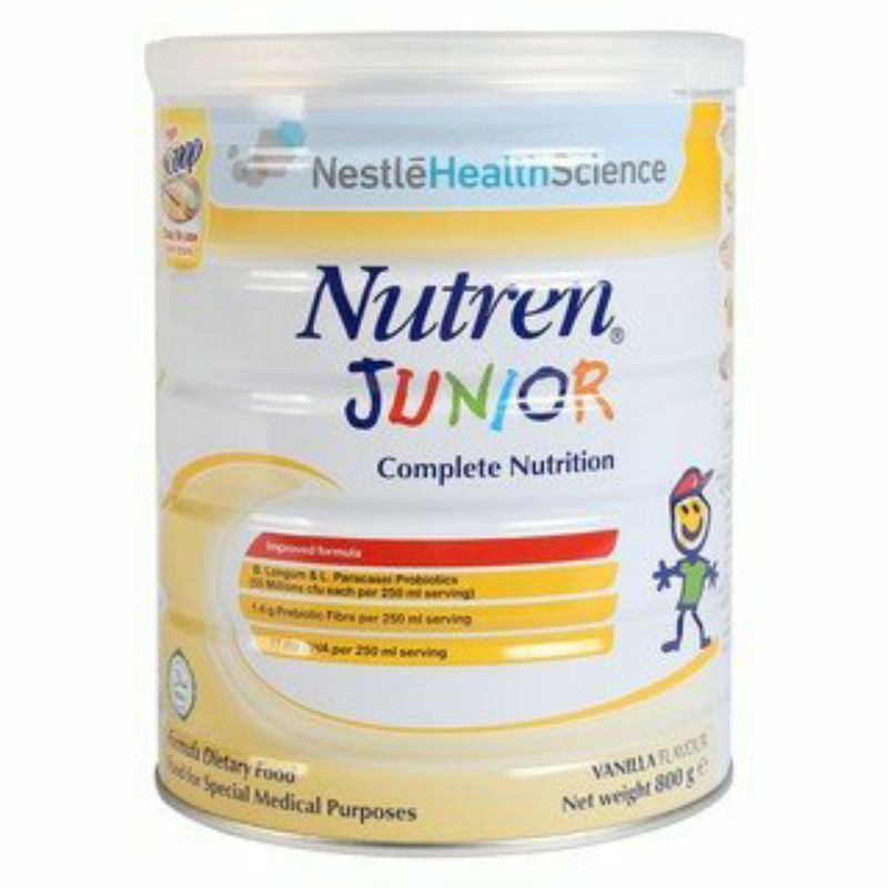 Sữa bột Nutren Junior tăng sức đề kháng cho trẻ 800g