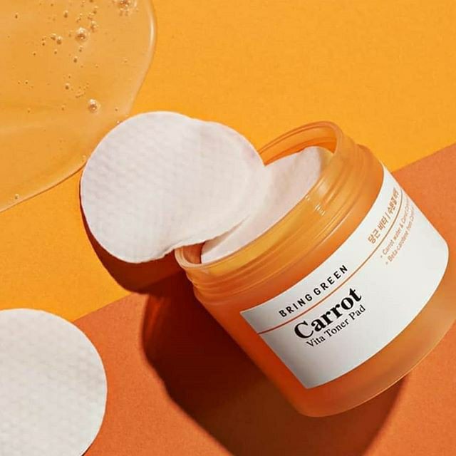 Toner Giảm Mụn Aprilskin Real Carrotene Vitamin Pad 135g