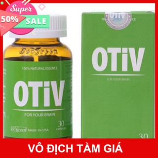 OTiV - Hỗ trợ bổ sung dưỡng chất cho não, cải thiện suy giảm trí nhớ, chống lão hóa (Hộp 30 viên)