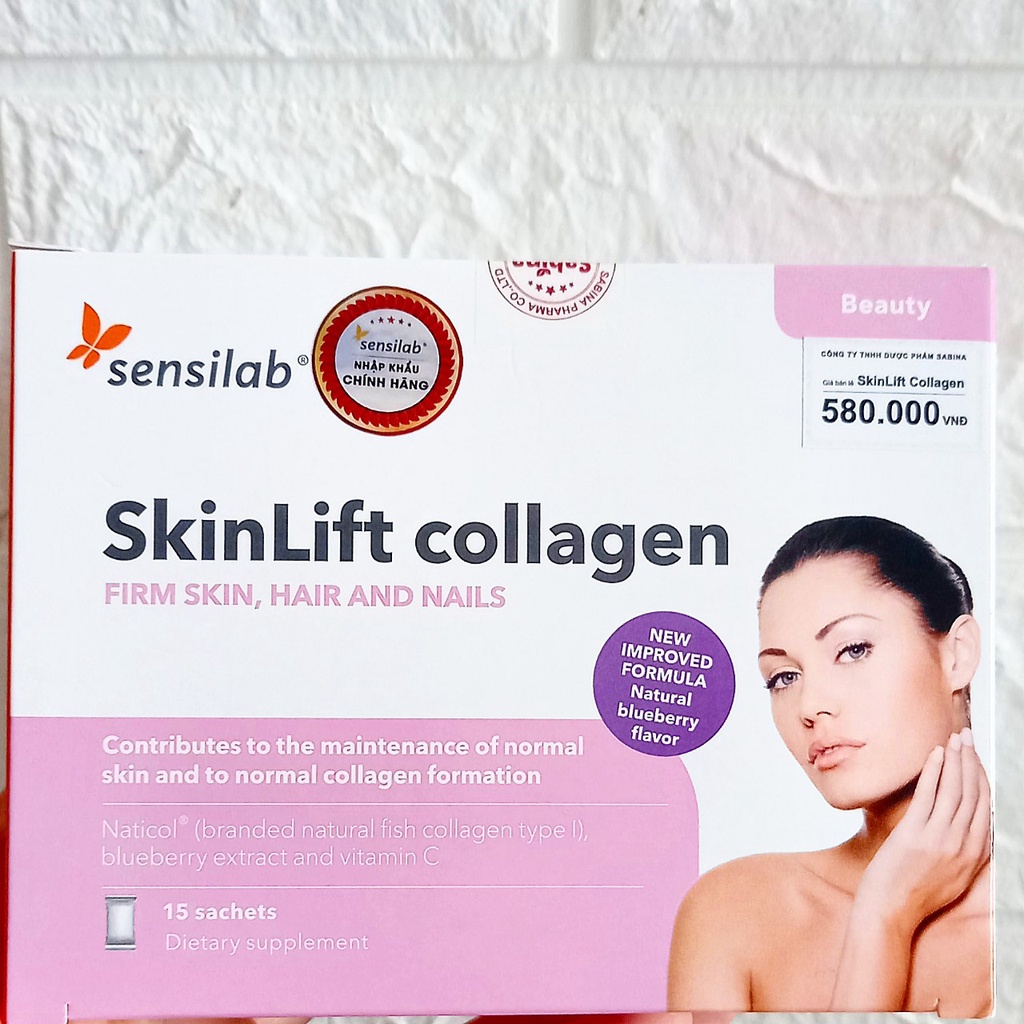 Skinlift Collagen bổ sung Colagen cho cơ thể. Hỗ trợ làm chậm quá trình lão hóa da, cho làn da mịn màng .Hàng chính hãng
