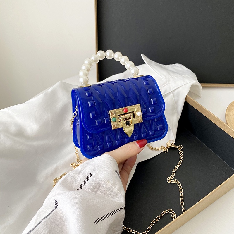 Túi Xách Đeo Vai Mini Đính Ngọc Trai Thời Trang Dành Cho Nữ