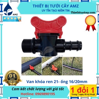 Van khoá ren, Van khóa nước, Dùng cho ống LDPE - ren 21-16/20mm