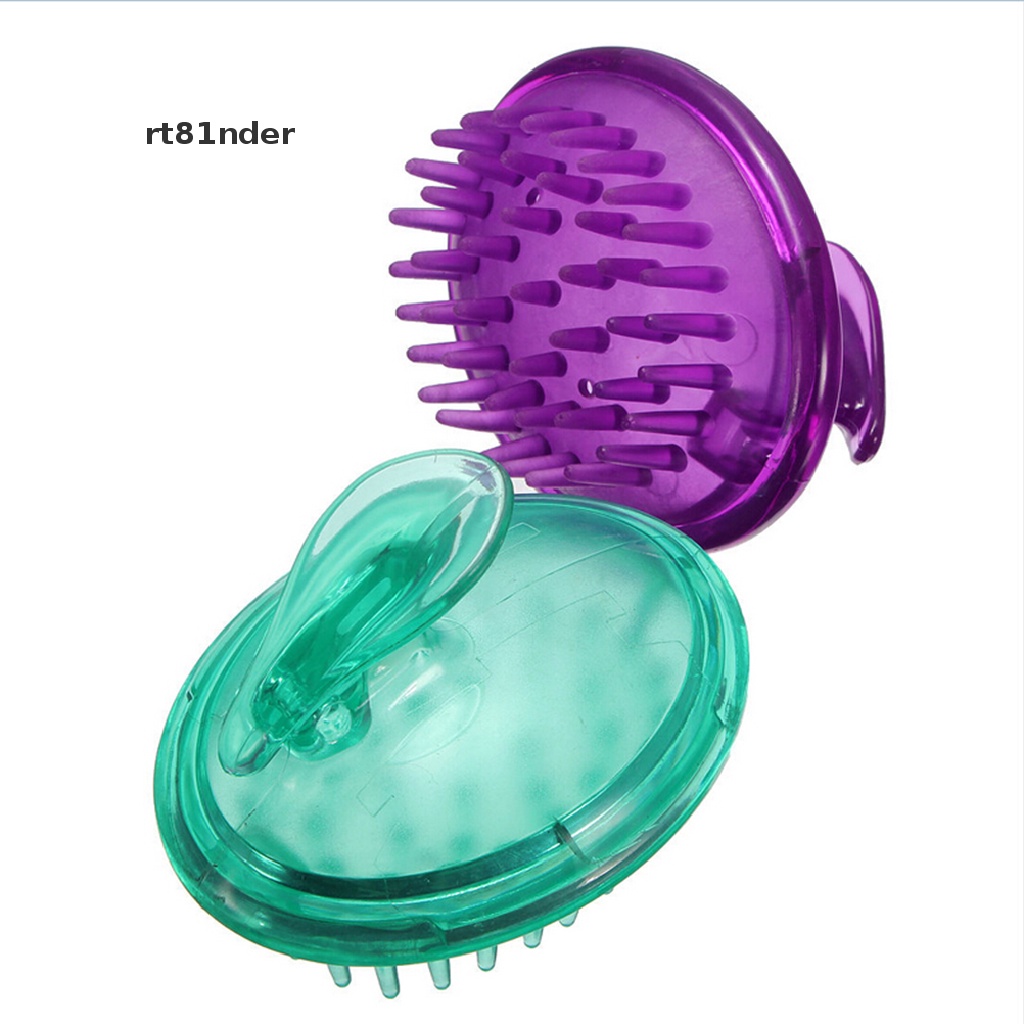 [Hàng mới về] Lược silicon mát xa da đầu khi tắm tiện dụng