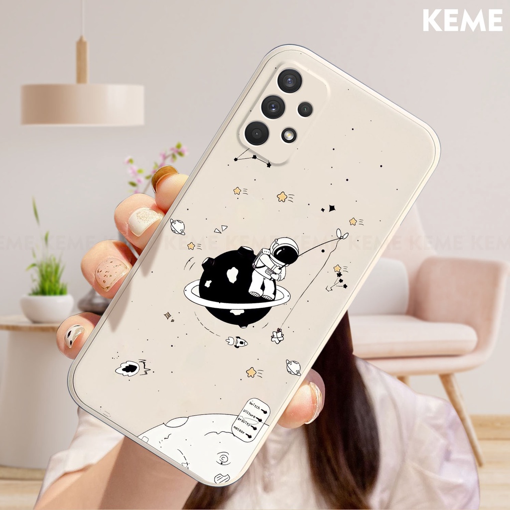 Ốp lưng Samsung A32 / A32 5G in hình nhà phi hành gia cute dễ thương