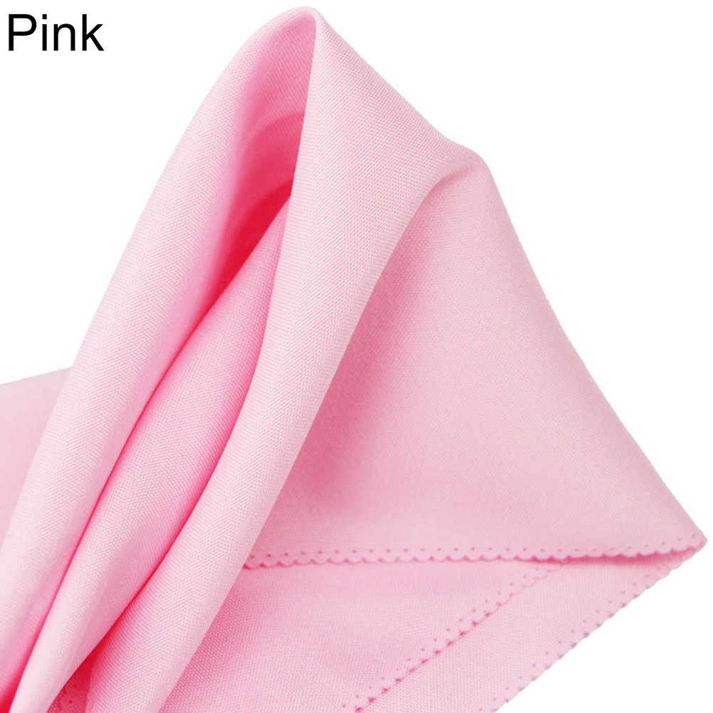 Khăn ăn ăn hình vuông màu trơn kích thước 19 inch dùng cho bàn ăn