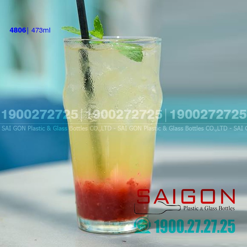 Ly thủy tinh Govener Clinton Soda 473ml | Thủy Tinh Cao Cấp