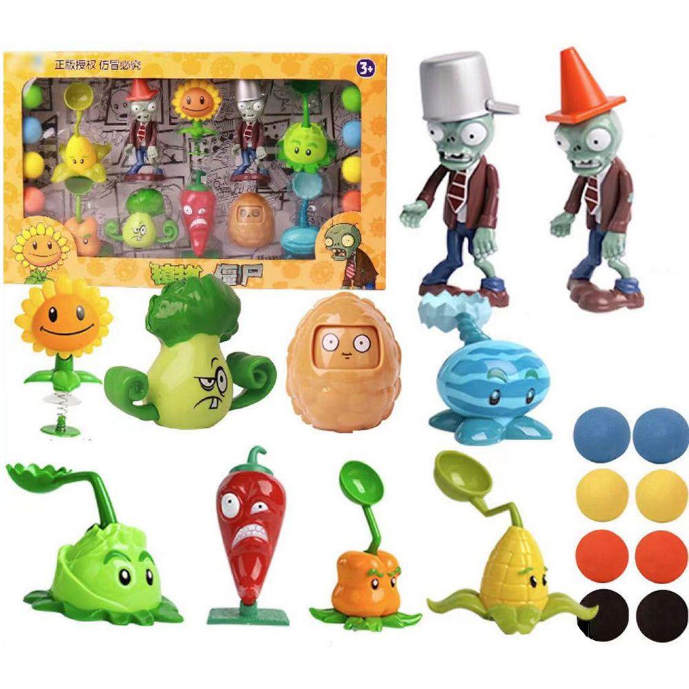 Bộ 10 Món Đồ Chơi Plants VS Zombies Dễ Thương Dùng Làm Quà Tặng Sinh Nhật Cho Bé