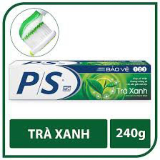 Kem đánh răng P/S bảo vệ 123 trà xanh 190g&lt;br&gt;/240g