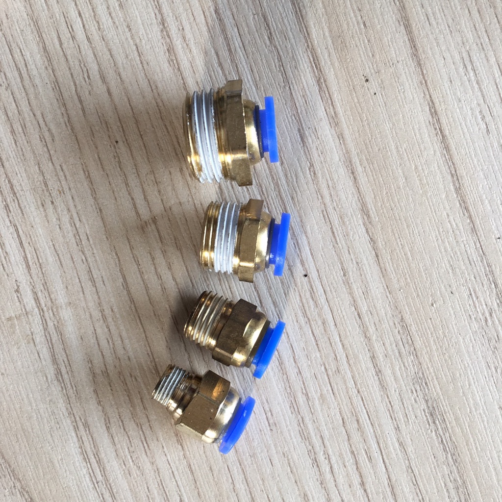 NỐI NHANH ĐẦU ỐNG 8 ĐẦU REN 13,17,21MM
