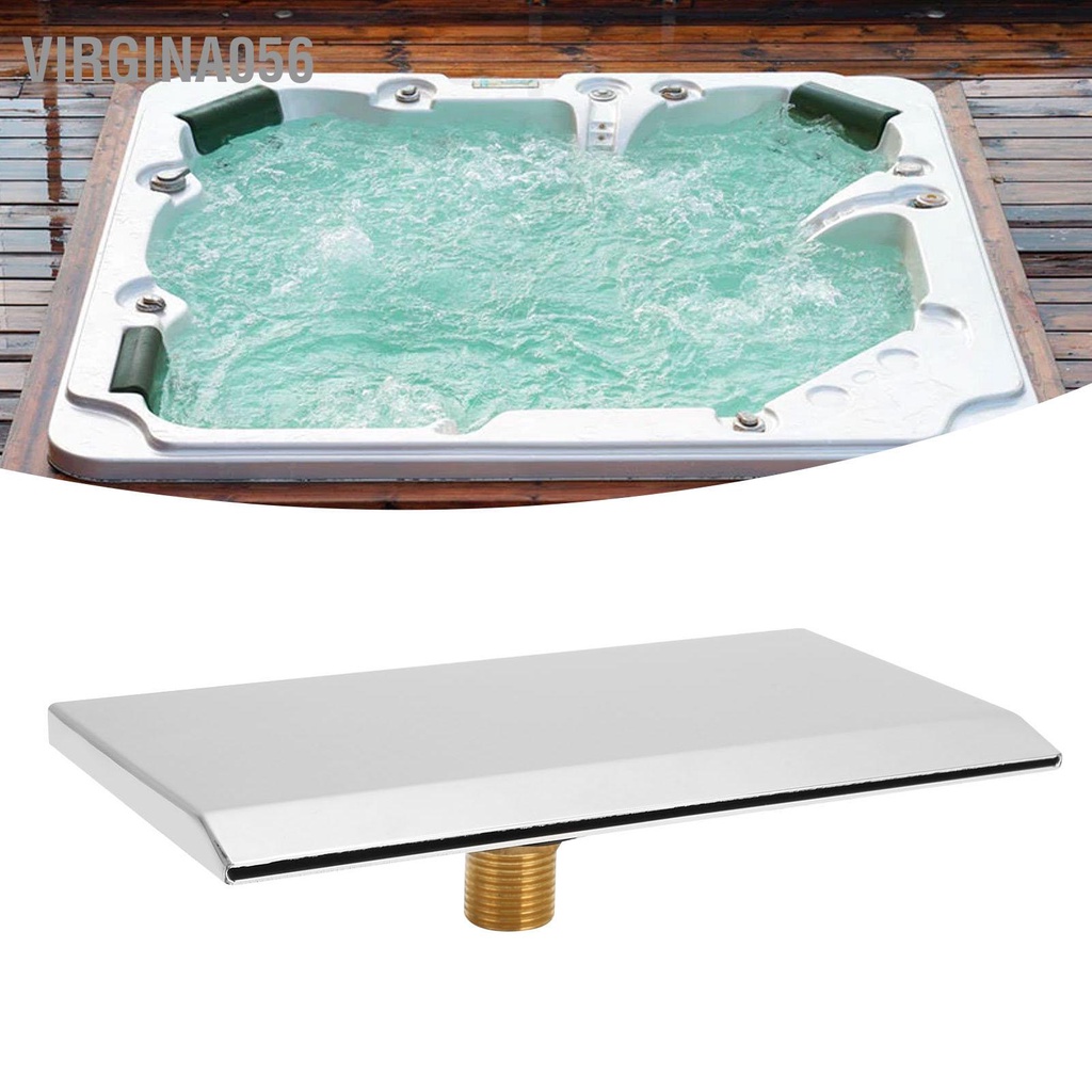 Có thể bán buôn Vòi phun thác nước G1 / 2 Chủ đề bên ngoài SPA Phòng tắm Hồ bơi Bể Bạc Treo tường Đầu Virgina056 Hàng giao ngay
