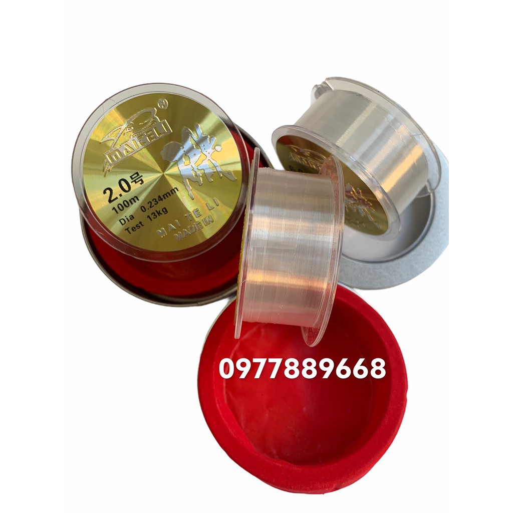 Cước hộp sắt chính hãng 100m