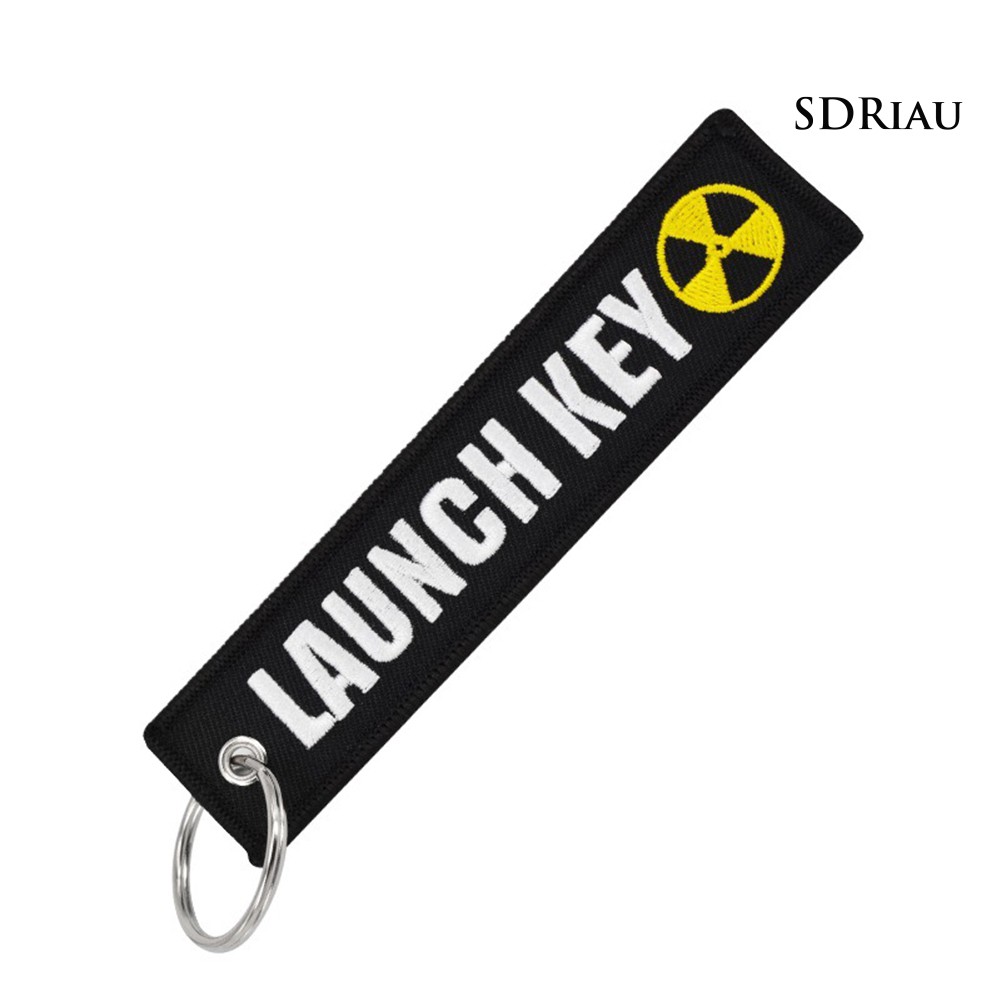 Móc Khóa Thêu Chữ Phong Cách Cho Xe Mô Tô