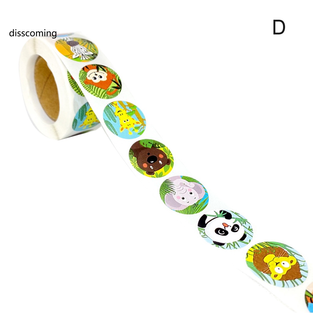 Bộ 500 miếng dán trang trí hình động vật dễ thương chống thấm nước