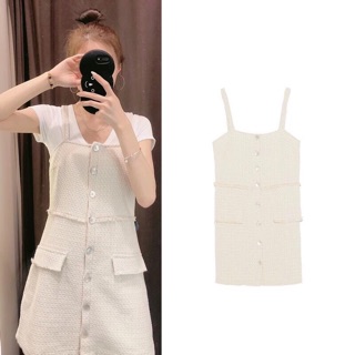 VÁY 2 DÂY DẠ TWEED