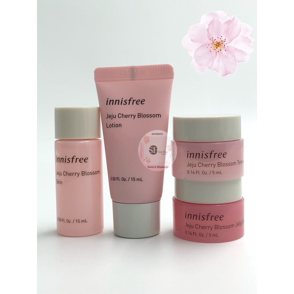 Bộ Dưỡng Hoa Anh Đào-innisfree JeJu Cherry Blossom Special Kit 4 món (mini)