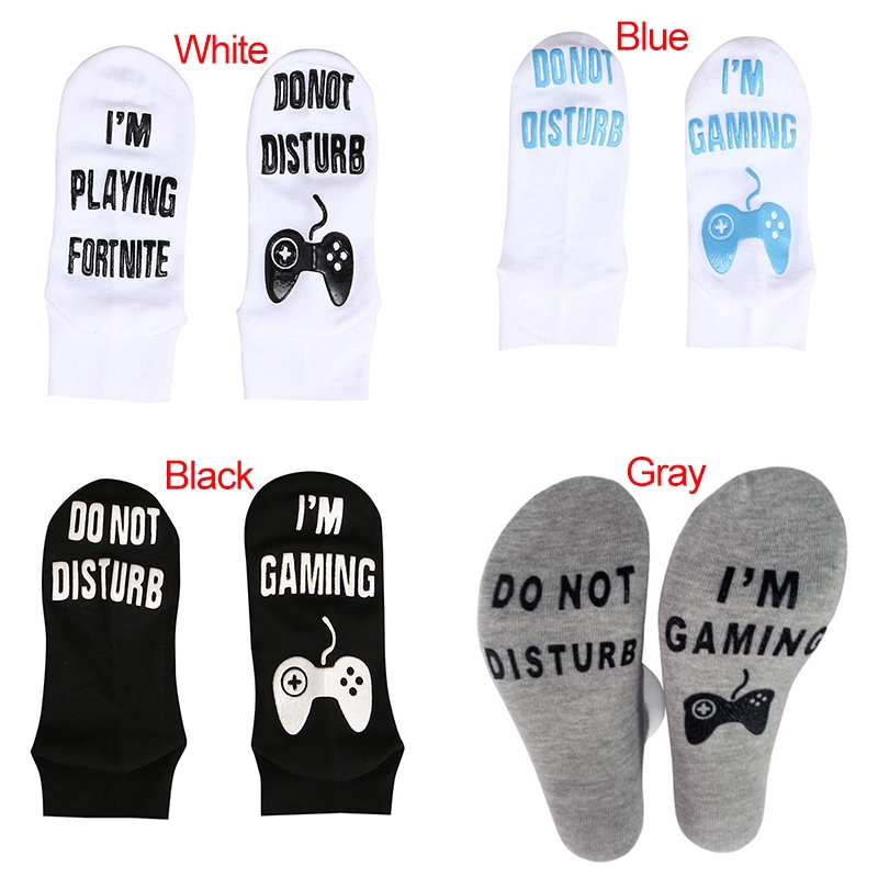 Đôi Vớ Cotton In Chữ Sáng Tạo Cho Nam