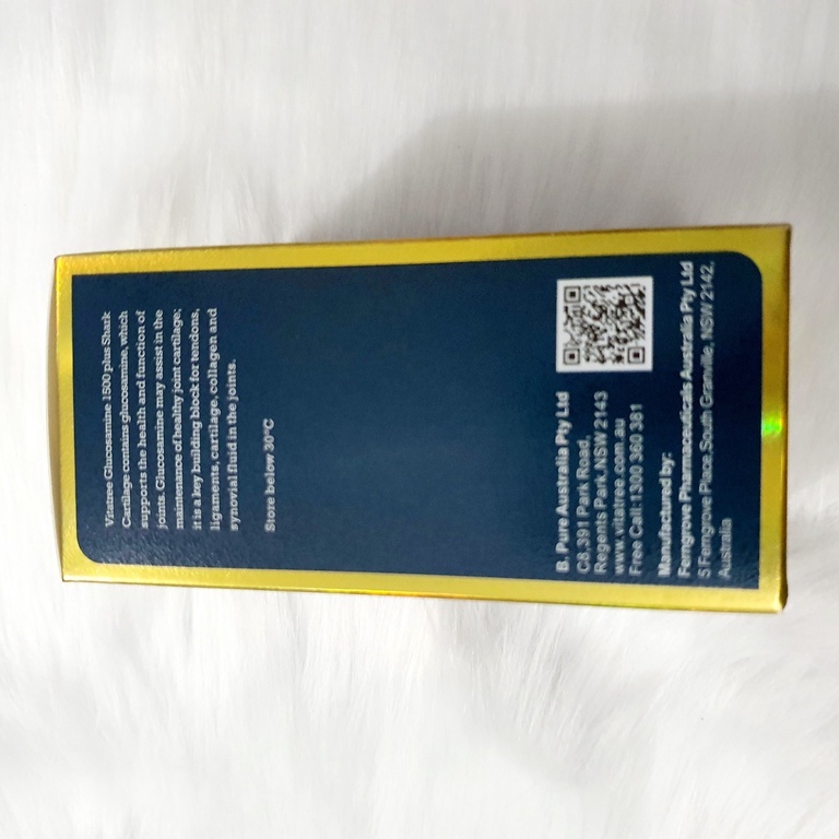 Viên Bổ Xương Khớp và Sụn Giúp Làm Lành Tổn Thương Do Vận Động Glucosamine Vitatree - Hộp 100 Viên