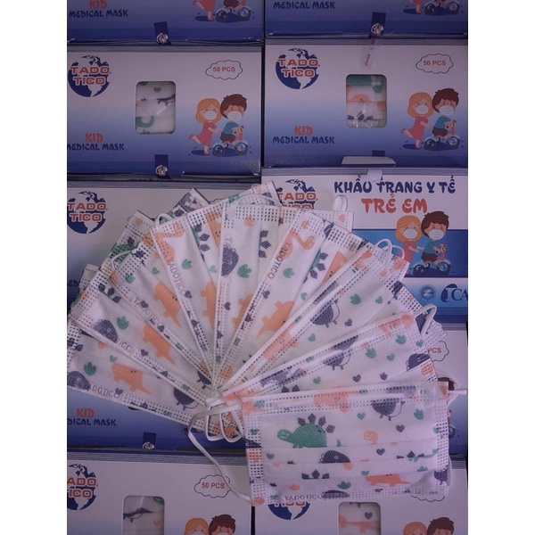 Hộp 20 cái khẩu trang N95 - KF94 cho bé từ 1-12 tuổi