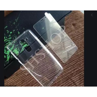 Com Ốp lưng dẻo TPU silicon trong suốt + kính cường lực cho Huawei GR5 2017