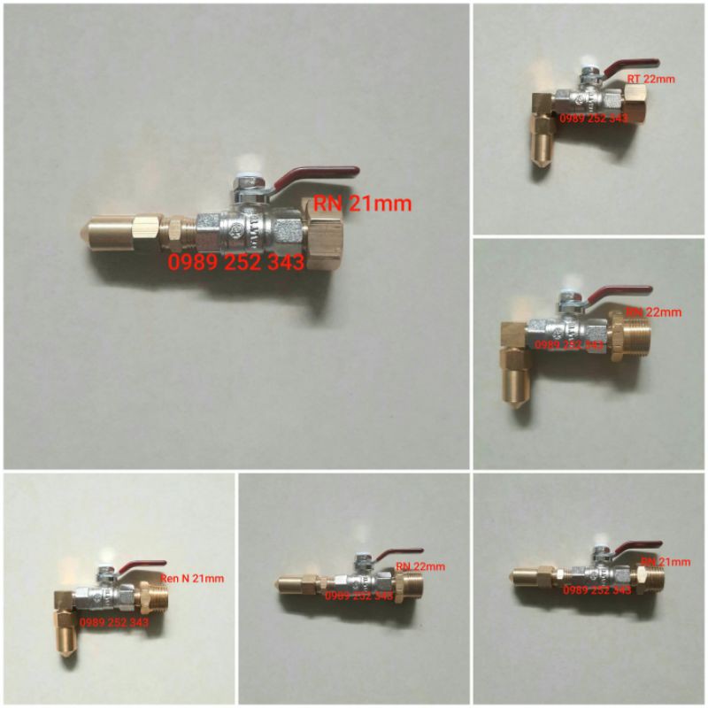 Bộ van xịt rửa vệ sinh máy lạnh 100% đồng thau