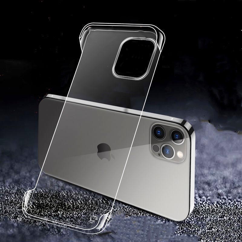 Ốp điện thoại từ PC cứng trong suốt siêu mỏng không viền cho Iphone 13 12 Mini 11 Pro Max X Xr 6 6s 7 8 Plus Se | BigBuy360 - bigbuy360.vn