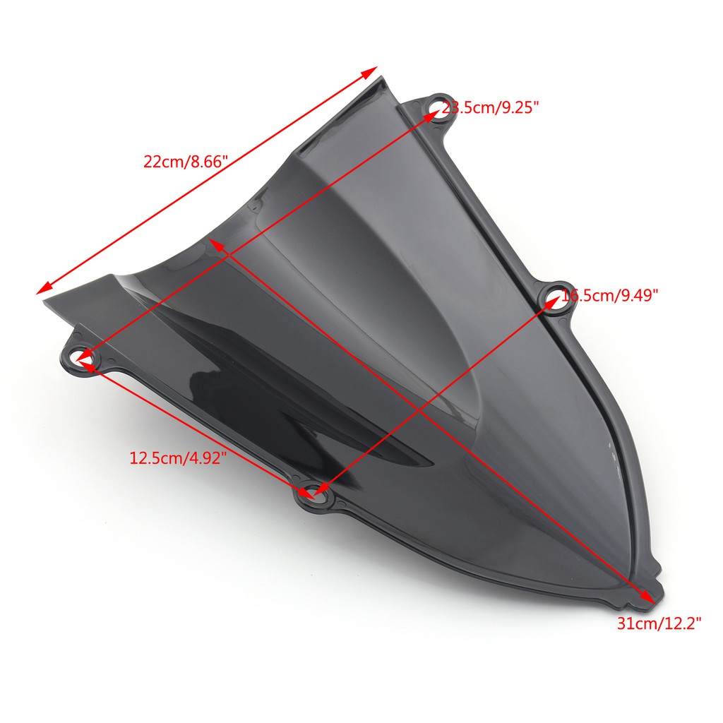 Areyourshop Kính chắn gió cho xe for honda CBR250RR 2017-2019