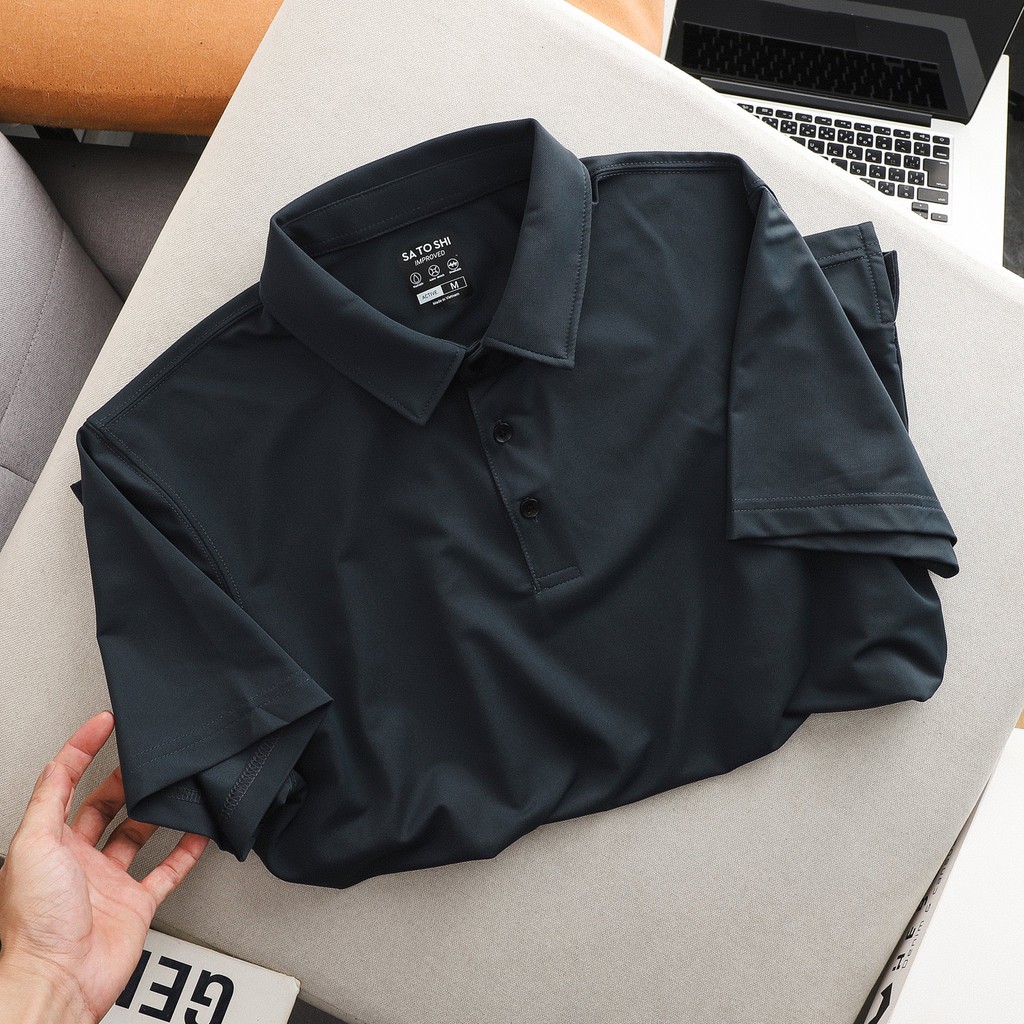 |Hẻm Store| Áo Polo Nam, áo thun có cổ nam Satoshi SAPL45 thể thao tay ngắn form regular fit thoáng mát | BigBuy360 - bigbuy360.vn