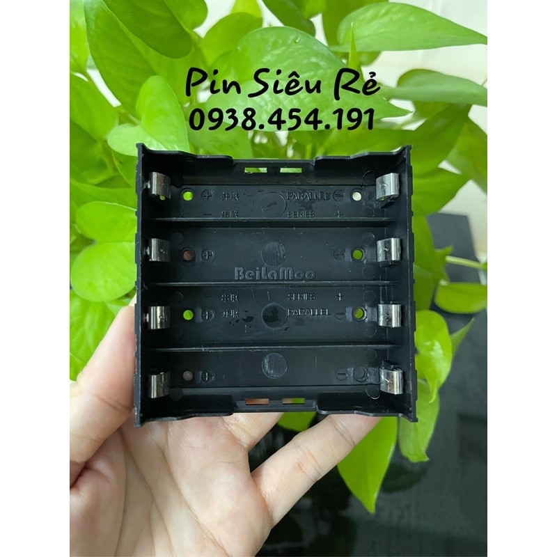 Đế 4 pin 18650 lắp song song để cân bằng cell pin giá tốt