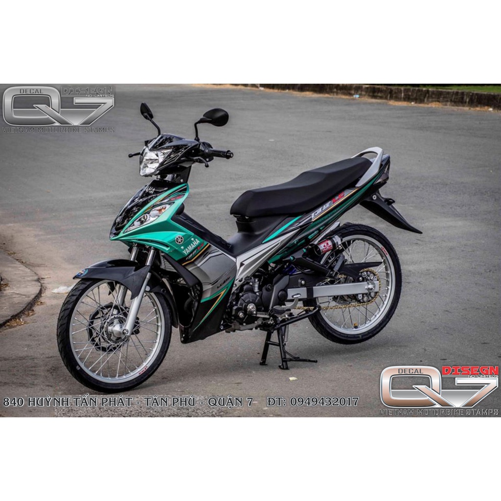 TEM RỜI EXCITER 2010 XANH ĐEN
