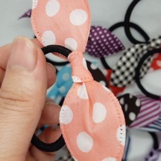 Dây buộc tóc nơ nhiều màu