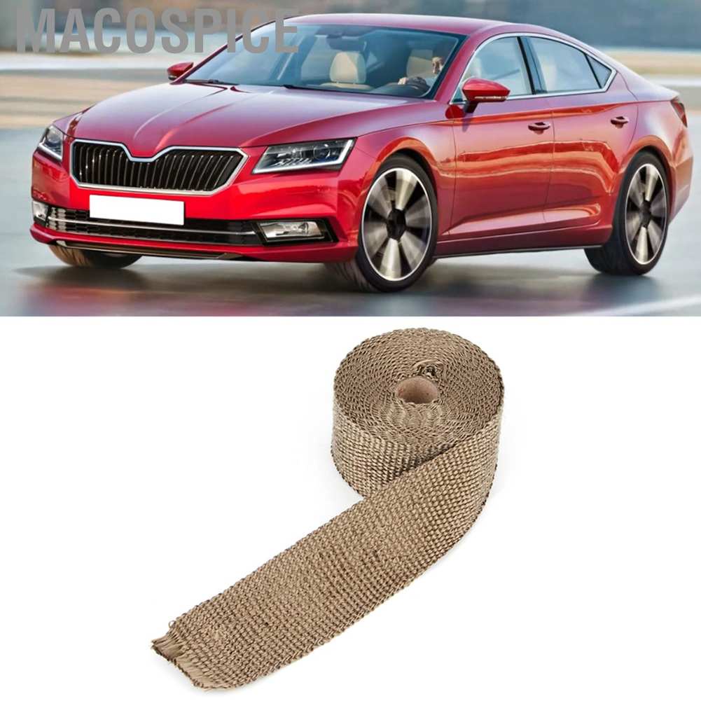 Cuộn Băng Keo Sợi Thủy Tinh Cách Nhiệt Chuyên Dụng Cho Ống Xả Xe Hơi