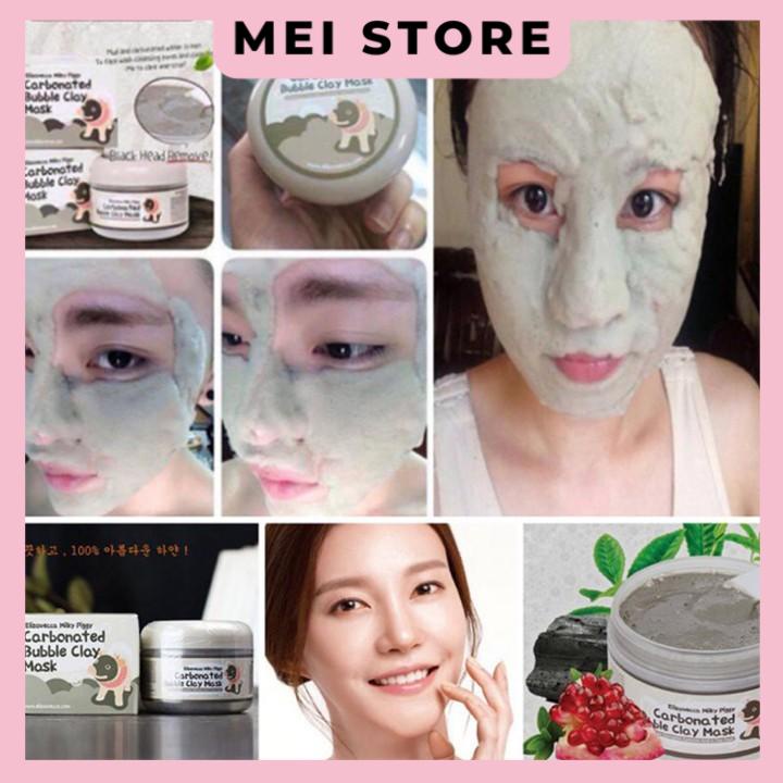 Mặt nạ sủi bọt thải độc bì heo Carbonated Buble Clay mask hàn quốc