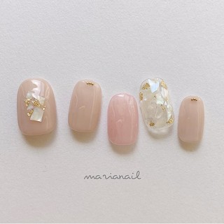 móng úp thiết kế/ nailbox ẩn xà cừ, giấy nhún