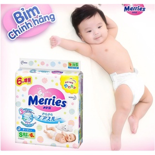 [Mã IC0215 giảm 20K] Bỉm Merries Cộng Miếng Dán/ Quần Nội Địa Nhật Size NB90+6/S82+6/M64+4/L58/M58+6/L44+6/XL38+6