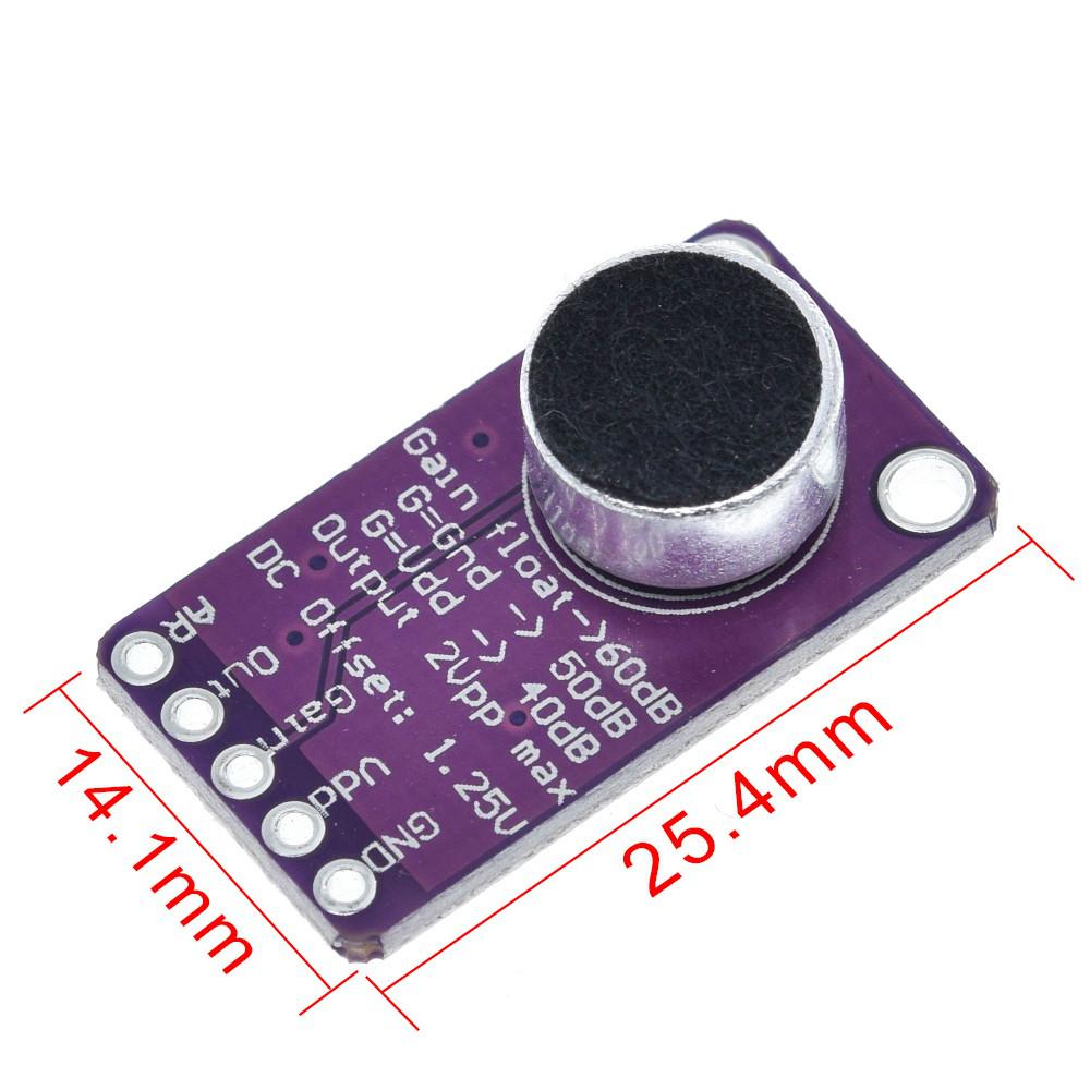 Bảng Mạch Khuếch Đại Âm Thanh Micro Max9814 Cao Cấp Cho Arduino