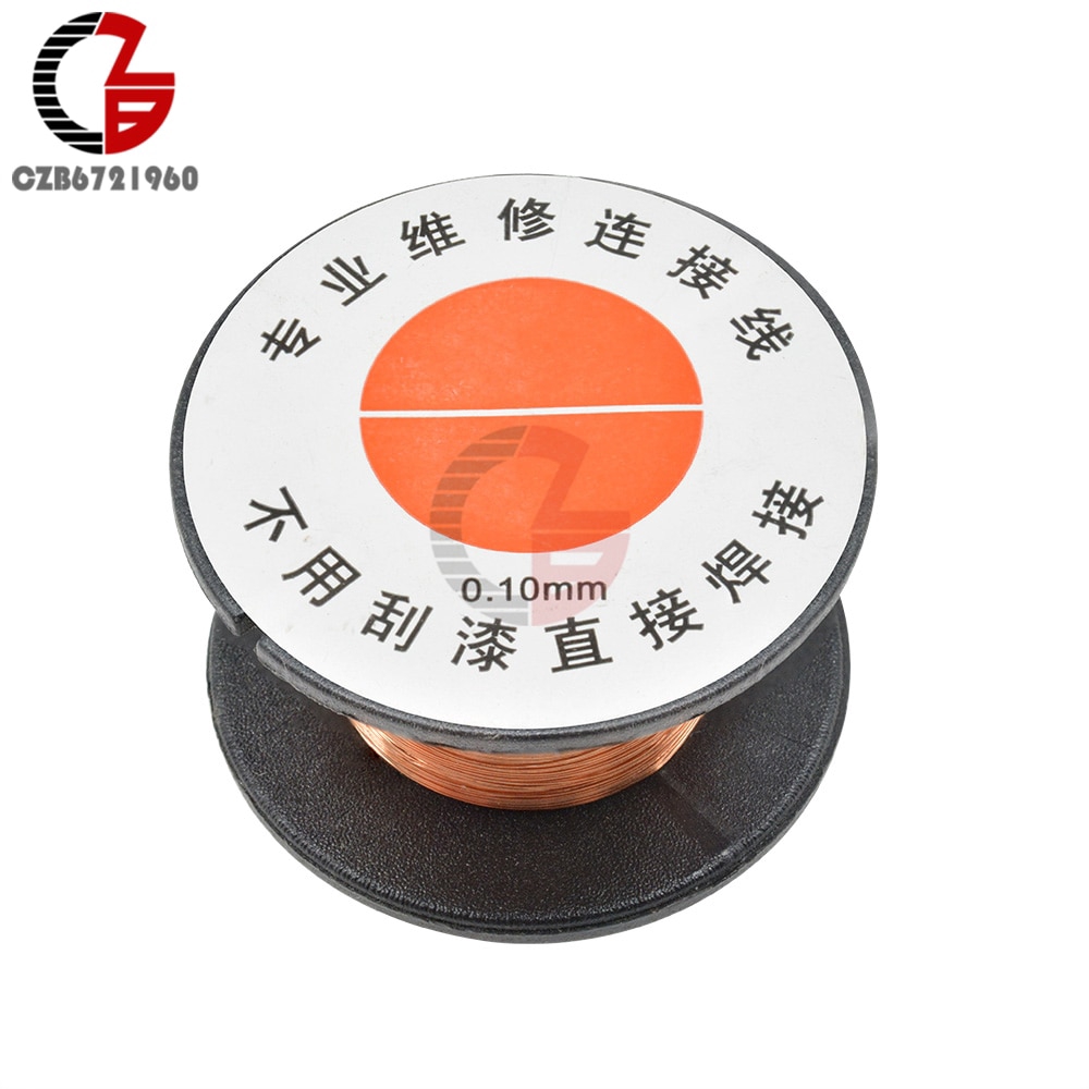 Bộ 2 dây quấn hàn đồng PPA tráng men dùng trong sửa chữa cỡ 0.1MM
