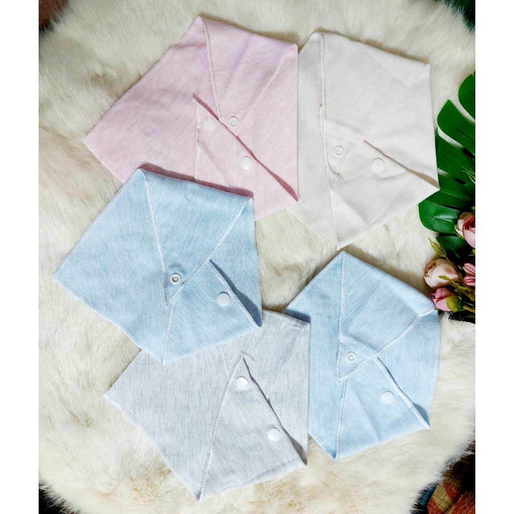 1 chiếc khăn yếm tam giác papa-mama vải cotton cao cấp cực mềm đẹp cho bé