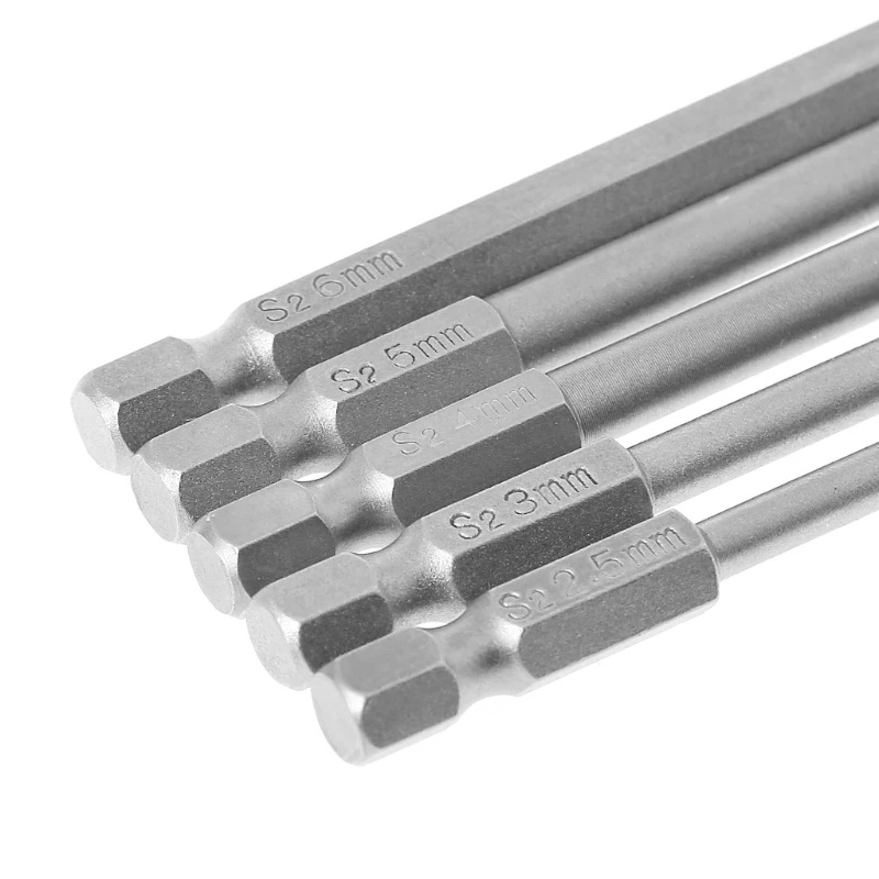 Bộ Lục Gắn Máy Khoan, Lục Bi, Máy Bắn Vít, Bộ 8 Đầu Chân Lục Giác