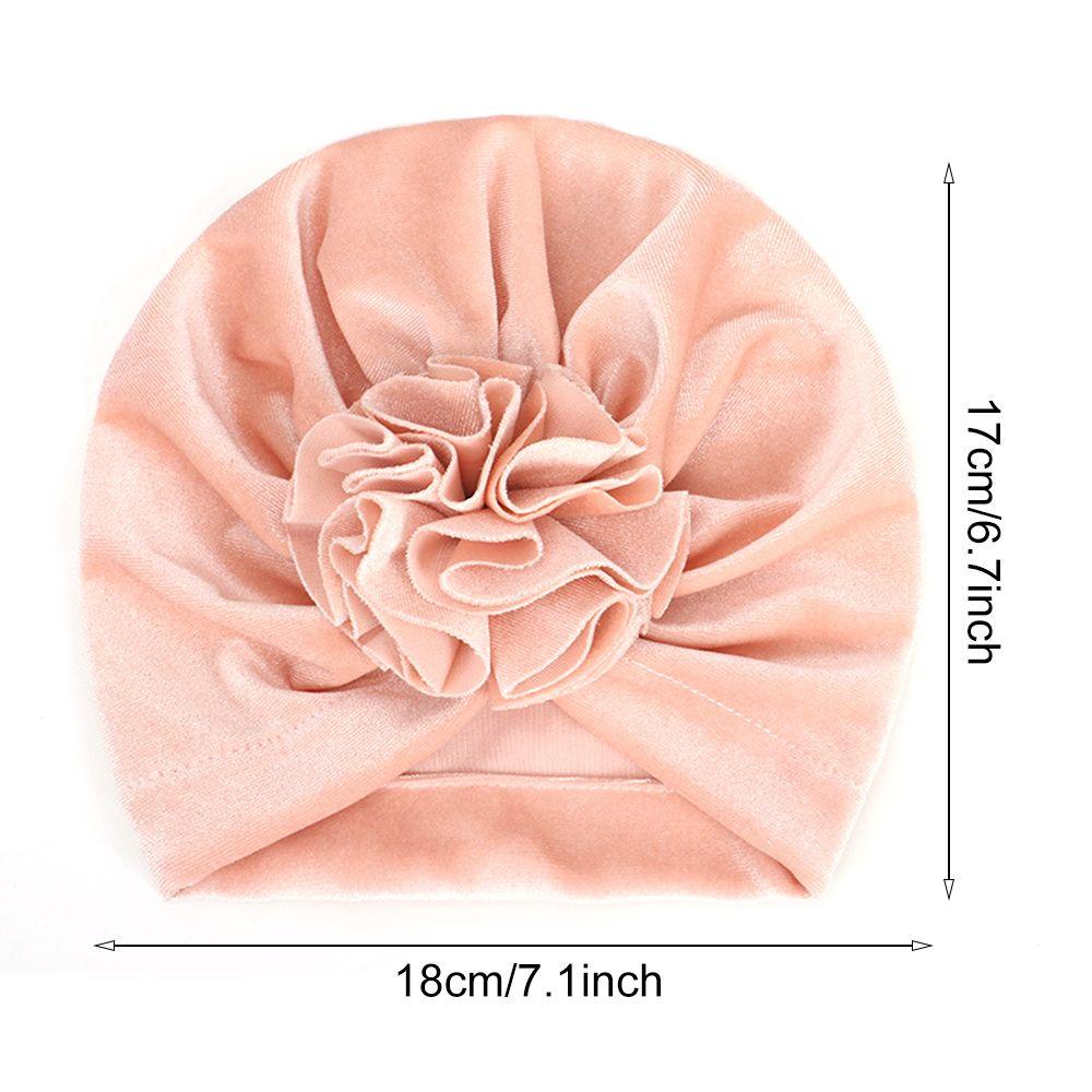 Khăn Turban Bằng Nhung Co Giãn Thắt Nút Dành Cho Trẻ Sơ Sinh