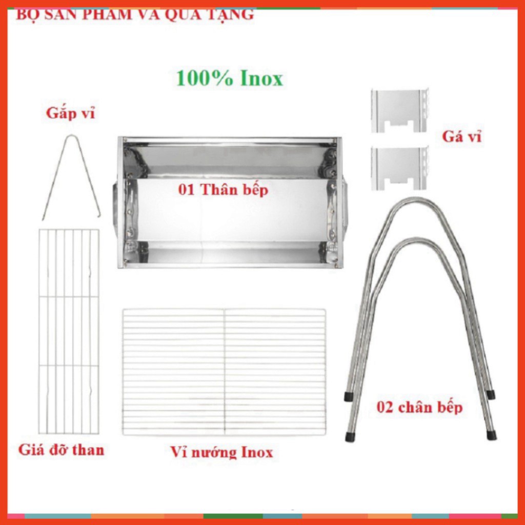 Lò nướng than thay đổi chiều cao vỉ TopV VCM, bếp nướng than hoa ngoài trời, than không khói, nướng thịt