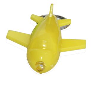 1 Móc Khóa Hình Máy Bay Có Đèn Led Dễ Thương