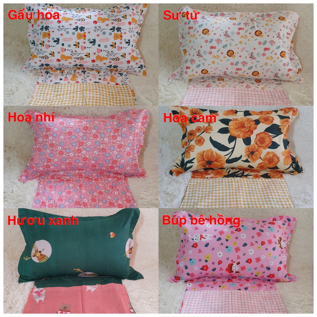 Vỏ gối nằm Cotton poly 1 cái kích thước 40x60 cm Dreamhomebedding | BigBuy360 - bigbuy360.vn